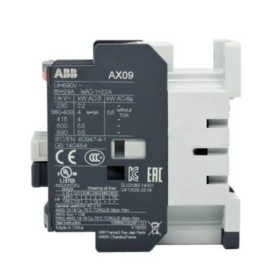 ABB交流電梯接觸器AX09-30-10 ABB接