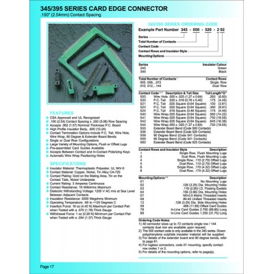 EDAC 395-050-558-201卡緣連接器 2.