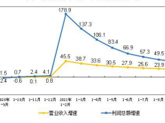 1-9月規(guī)模以上儀器儀表企業(yè)實(shí)現(xiàn)利潤(rùn)總額640.2億元