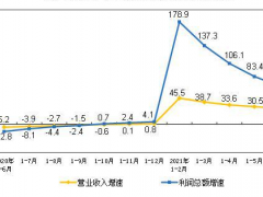 1-6月規(guī)模以上儀器儀表企業(yè)實現利潤總額391.2億元