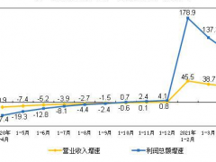 1-4月規(guī)模以上儀器儀表企業(yè)實現(xiàn)利潤總額218.1億元