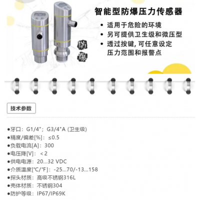 EMA伊瑪PE防爆壓力變送器